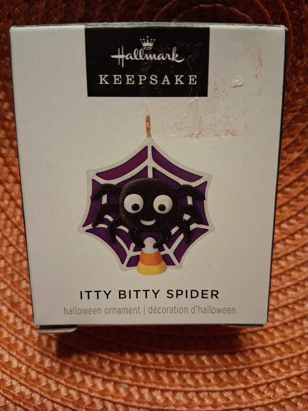 Hallmark Halloween Minature Ornament Itty Bitty Spider 2025 NIB